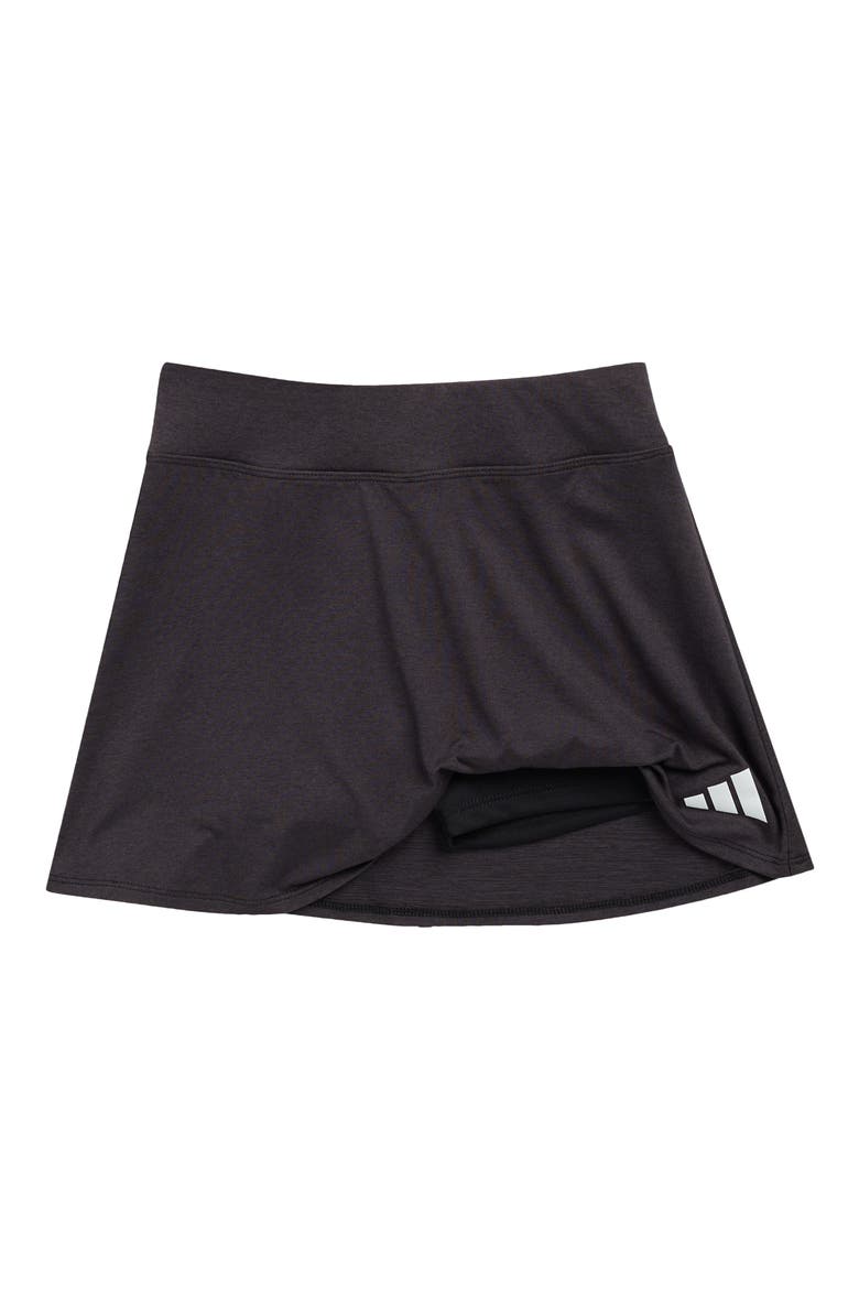 Kids' Mélange Skirt, Alternate, color, BLACK W/ GREY MELANGE