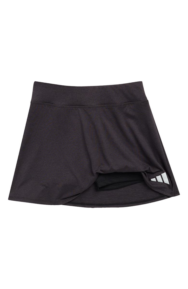 adidas Kids' Mélange Skirt, Alternate, color, Black W/ Grey Melange