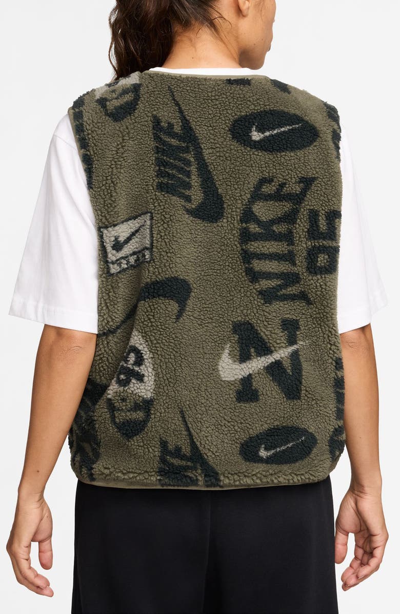 Nike Sportswear Street Reversible Vest, Alternate, color, Medium Olive/ Neutral Olive