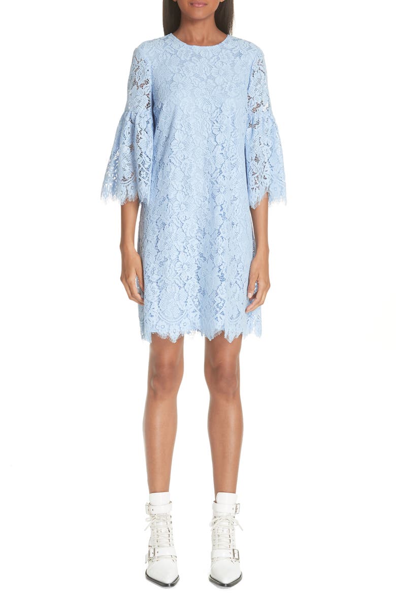 Ganni Jerome Lace Shift Dress, Main, color, 