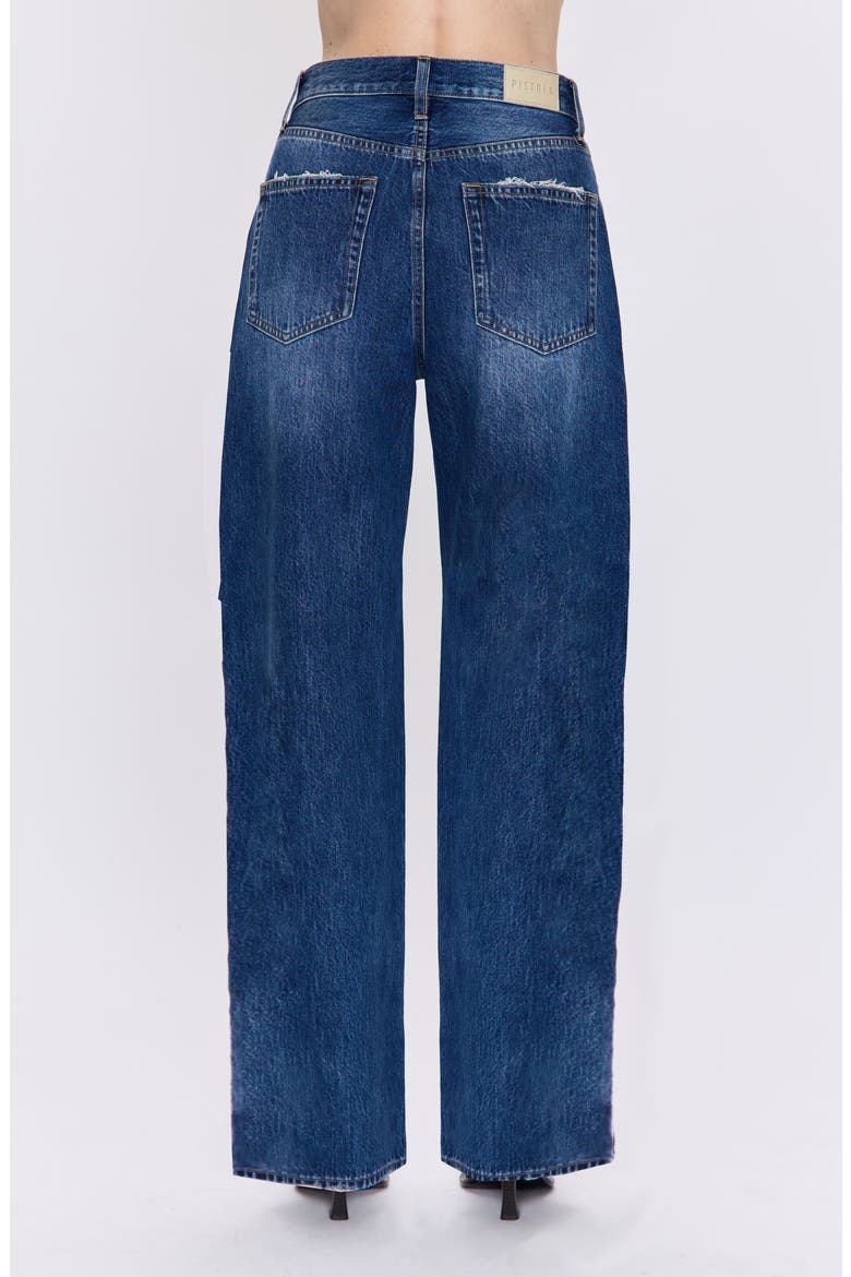 Tate High Waist Wide Leg Jeans, Alternate, color, FULTON