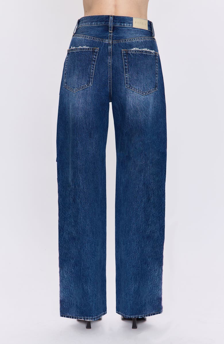 Pistola Tate High Waist Wide Leg Jeans, Alternate, color, Fulton