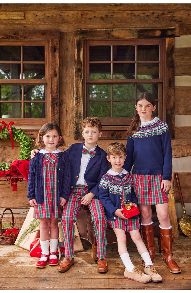 Little English Kids' Vintage Button Tab John John Set, Alternate, color, 