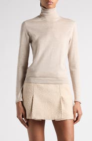 TOM FORD Fine Gauge Cashmere & Silk Turtleneck Sweater
