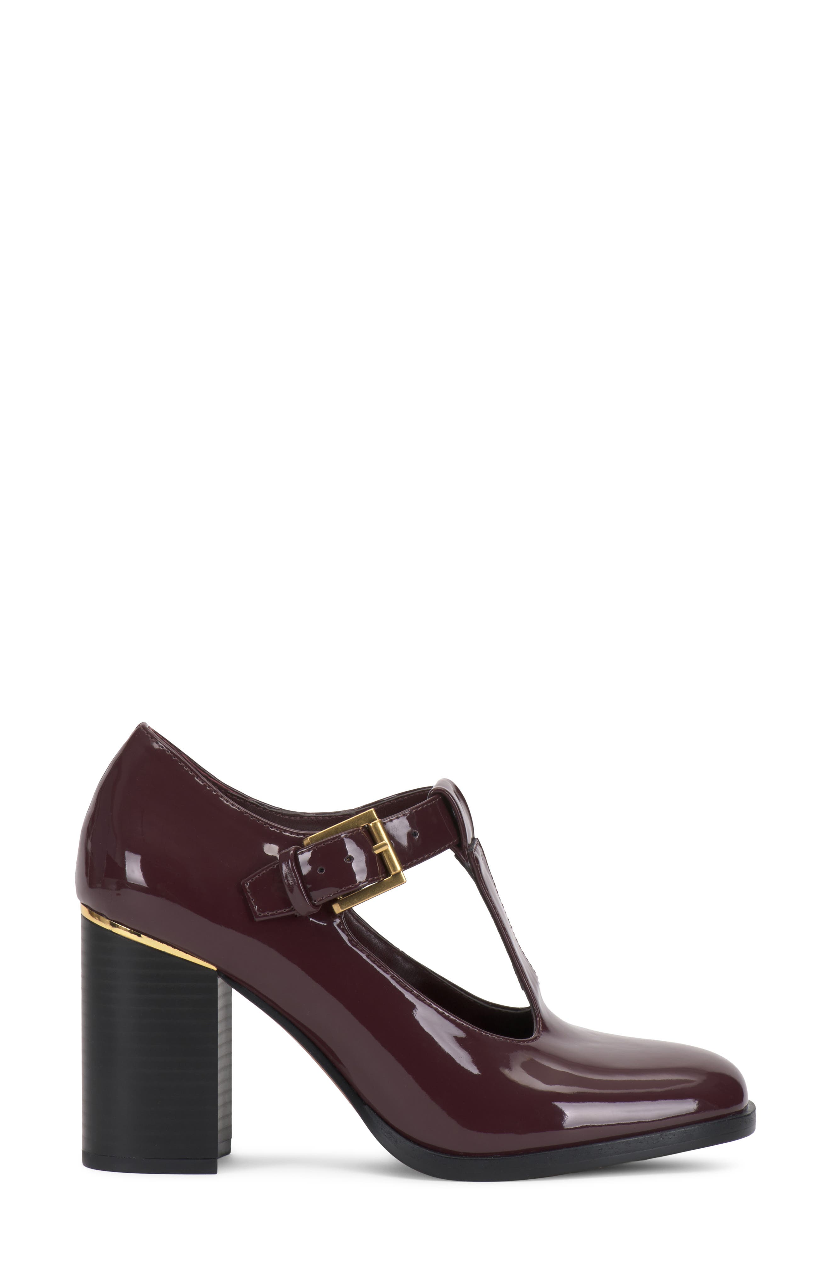 Micha T-Strap Pump, Alternate, color, PETIT SIRAH