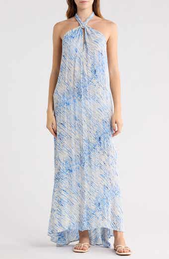 Elan Print Halter Dress