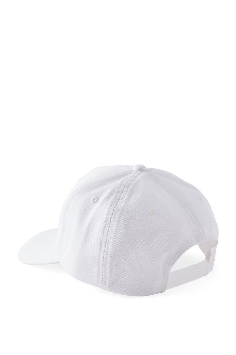 Men's 5 Panel Hat, Alternate, color, White Above Below