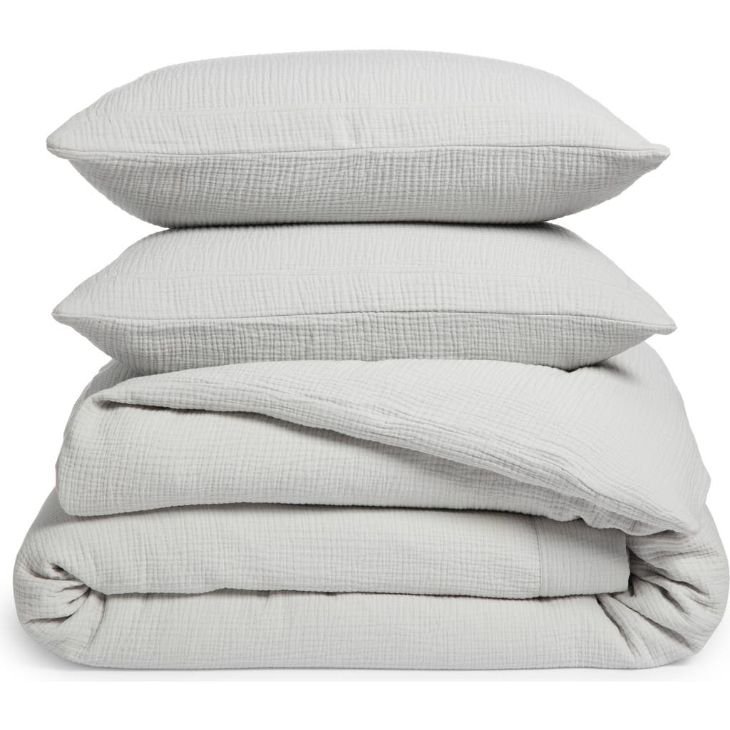 Boll & Branch Dream Duvet Cover & Shams Set In White