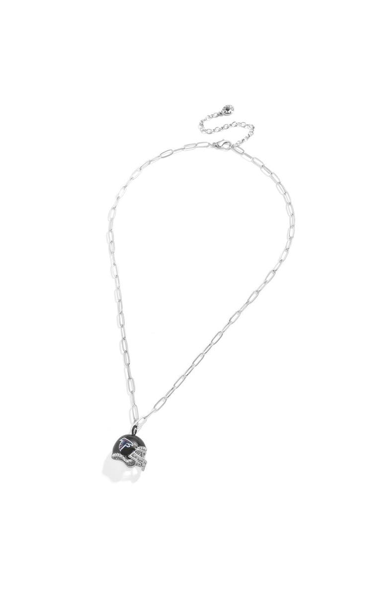 BaubleBar Women's Atlanta Falcons Helmet Charm Necklace, Alternate, color, 