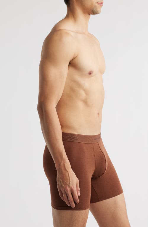 Savage X Fenty Shadow Fit Boxer Briefs In Dry Poppy Brown