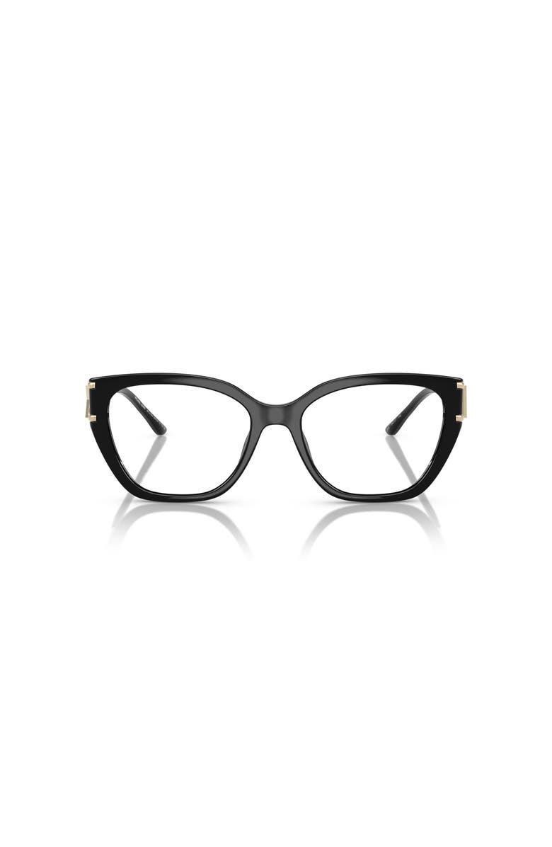 Michael Kors 54mm Square optical glasses, Alternate, color, Black
