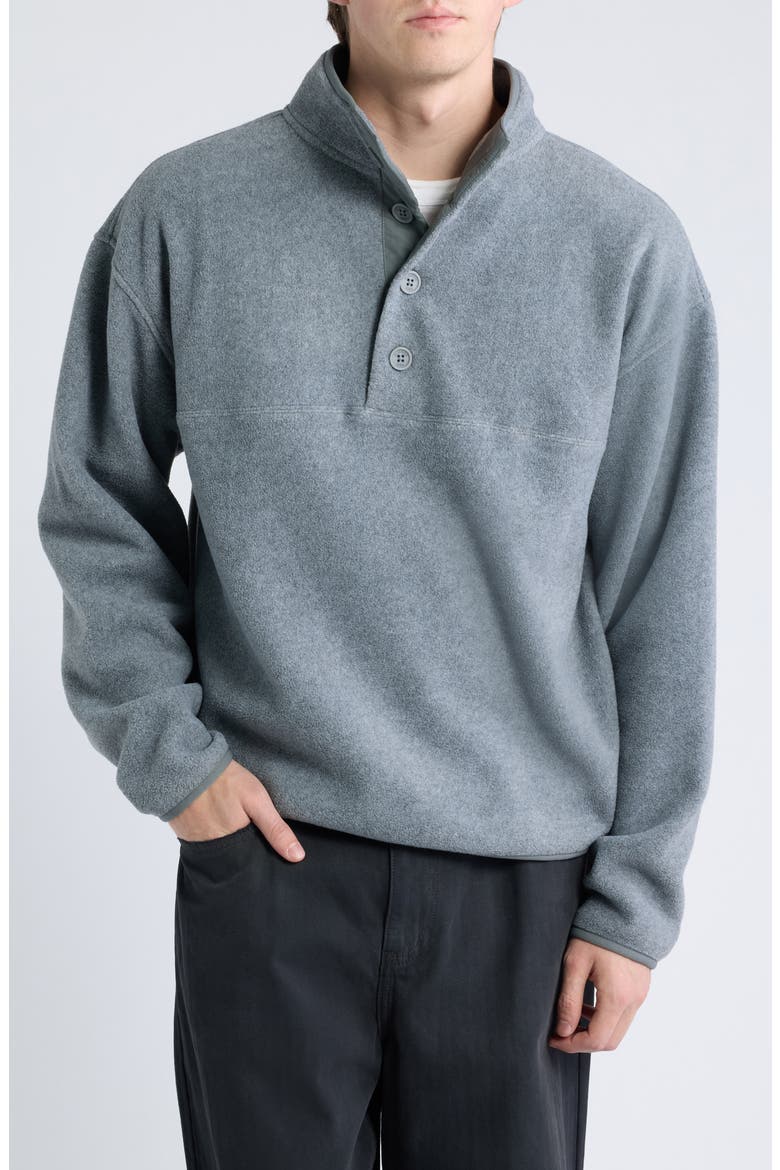 Core Polar Fleece Jacket, Main, color, DARK ASH GREY