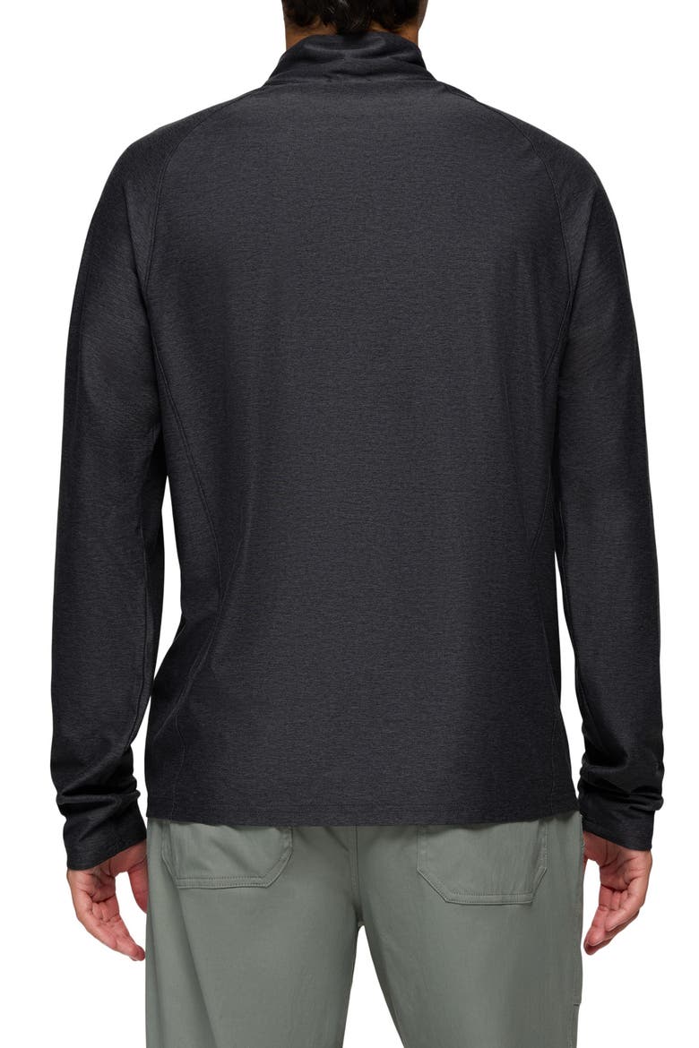 Altitude Tracker Performance Quarter Zip, Alternate, color, BLACK HEATHER