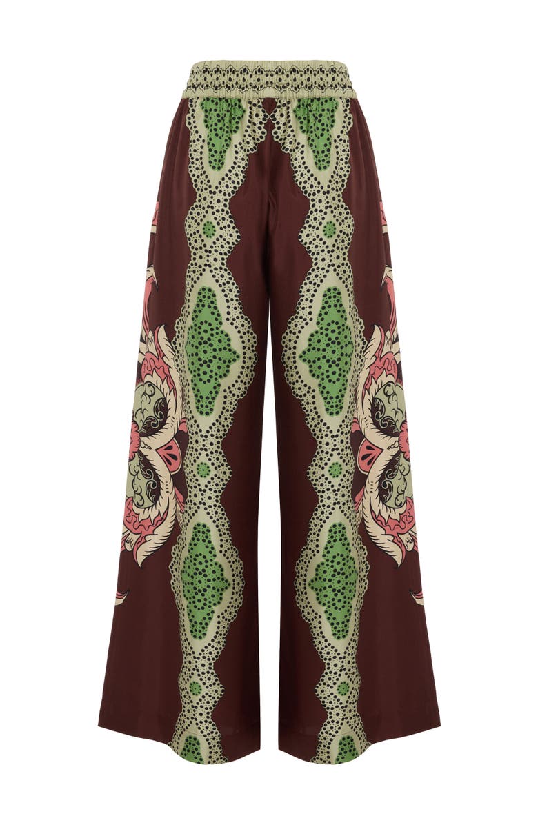 La DoubleJ Palazzo Pants Portal Placée Testa Di Moro, Alternate, color, Testa Di M