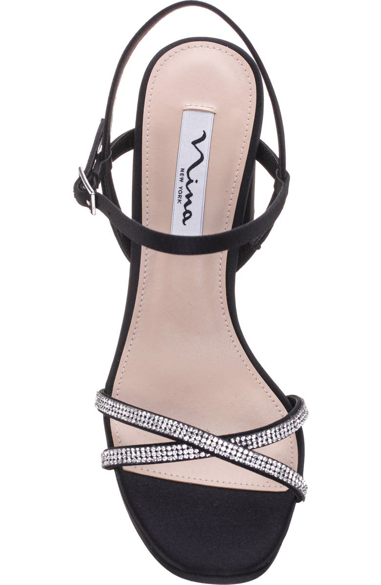 Nina Steven Embellished Platform Sandal, Alternate, color,