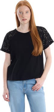 Wilt Lace Raglan Sleeve Tee