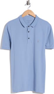 AllSaints Form Cotton Polo