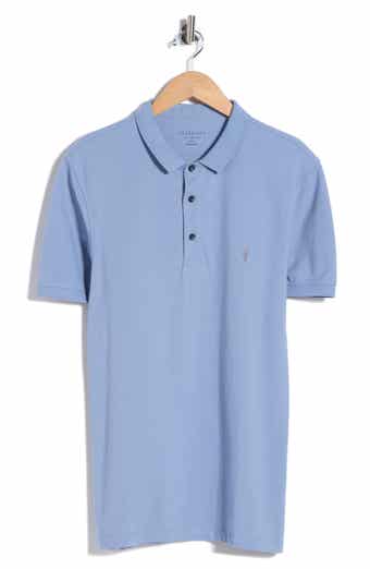 AllSaints Form Cotton Polo