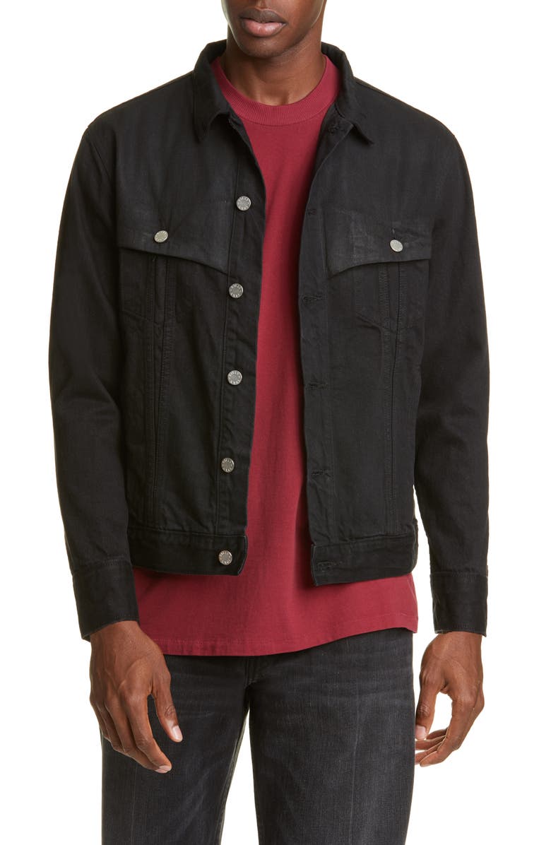 BILLY Los Angeles Poplin Trucker Jacket, Main, color, 