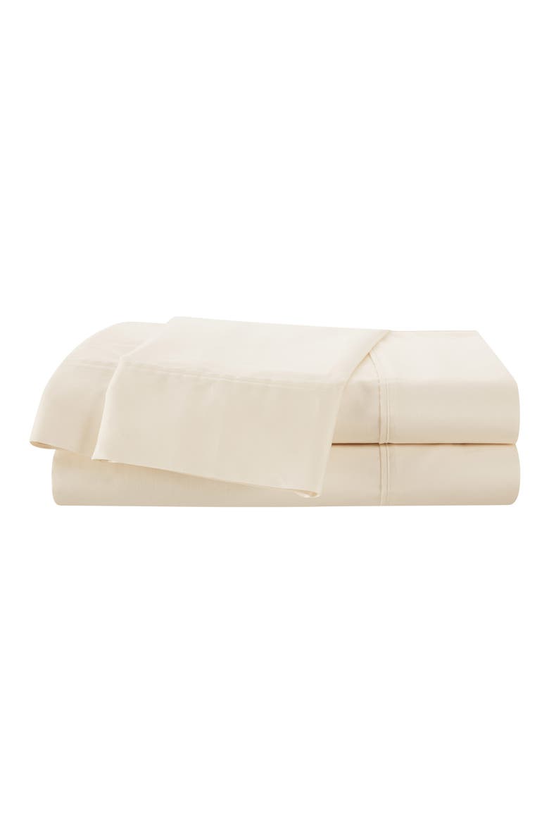 Solid 400 Thread Count Cotton Sateen Sheet Set, Main, color, IVORY