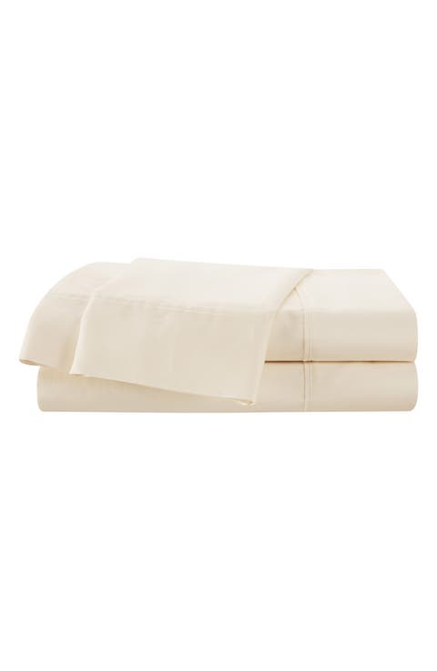 Solid 400 Thread Count Cotton Sateen Sheet Set