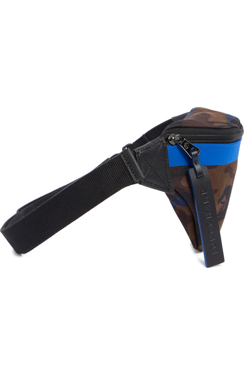 Longchamp Camo Belt Bag, Alternate, color, Navy
