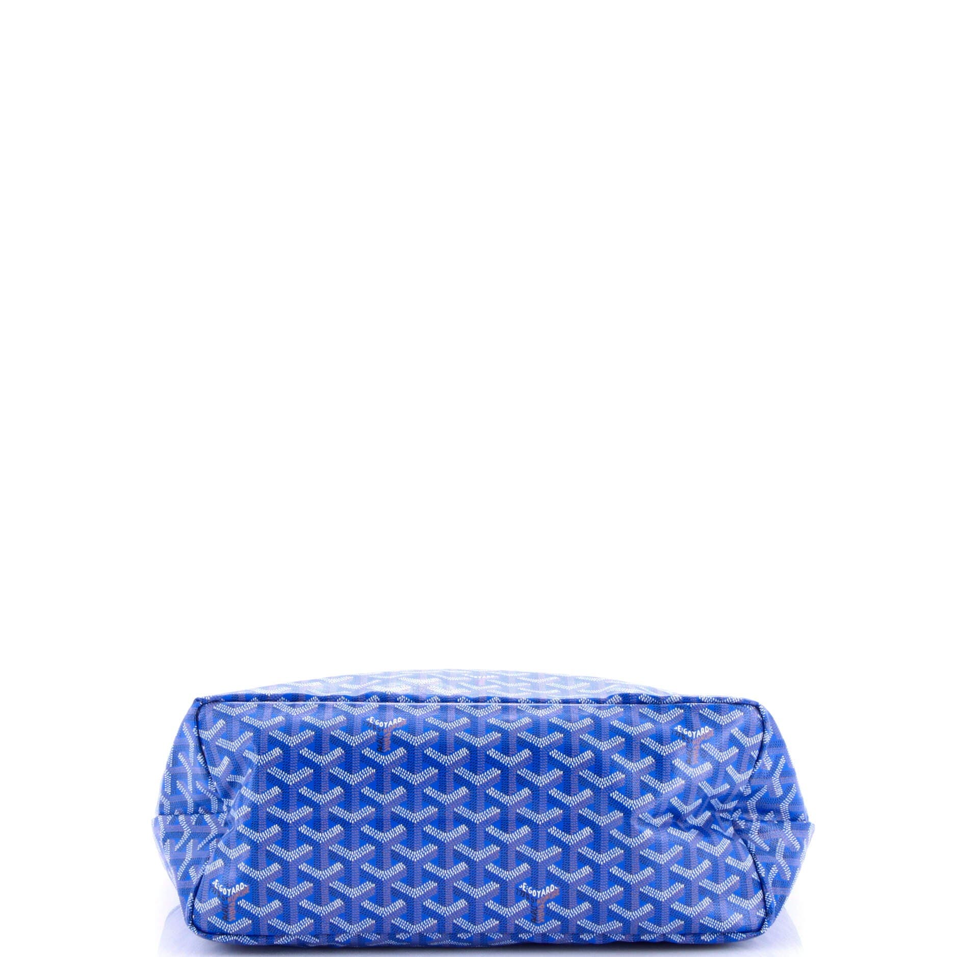 Pre-Owned Goyard Saint Louis Tote Coated Canvas PM, Alternate, color, Blue