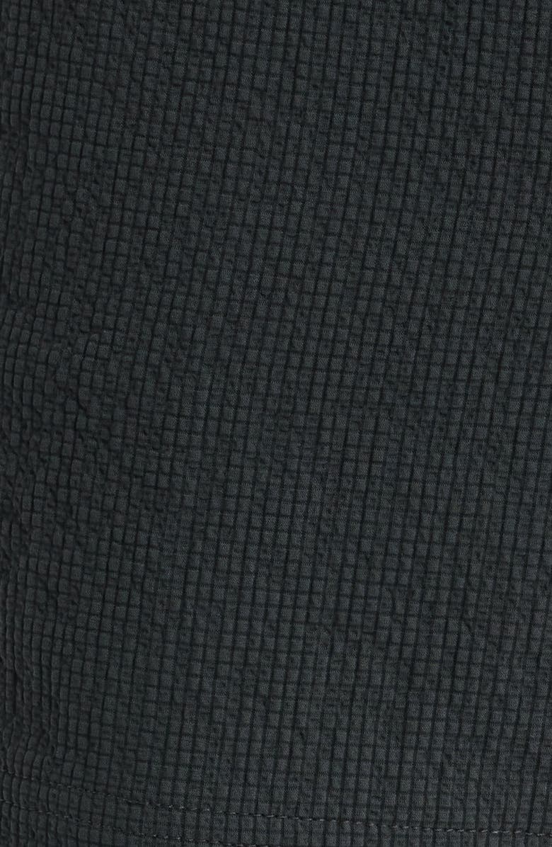 PacSun Solid Seersucker Swim Trunks, Alternate, color, 