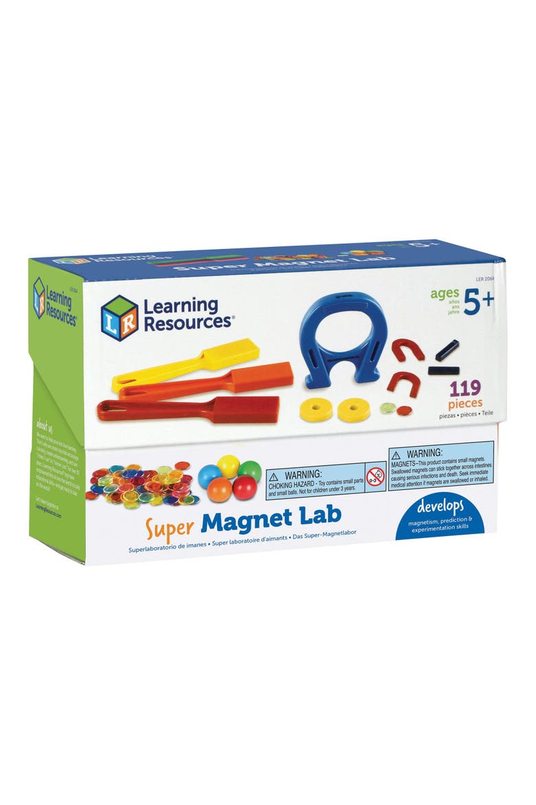 Super Magnet Lab - 119 Pieces, Alternate, color, Multicolored