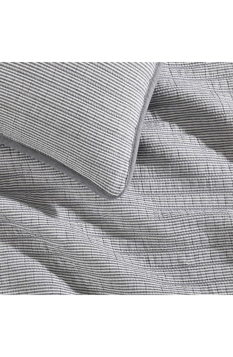 Tommy Hilfiger Ithaca Stripe Quit & Shams Set, Alternate, color, Navy