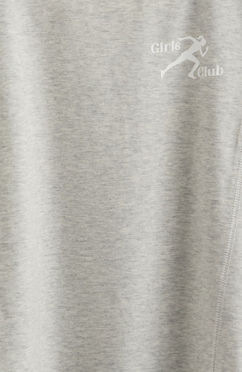 Zella Girl Kids' Lucky Cotton Graphic T-Shirt, Alternate, color, Grey Light Heather