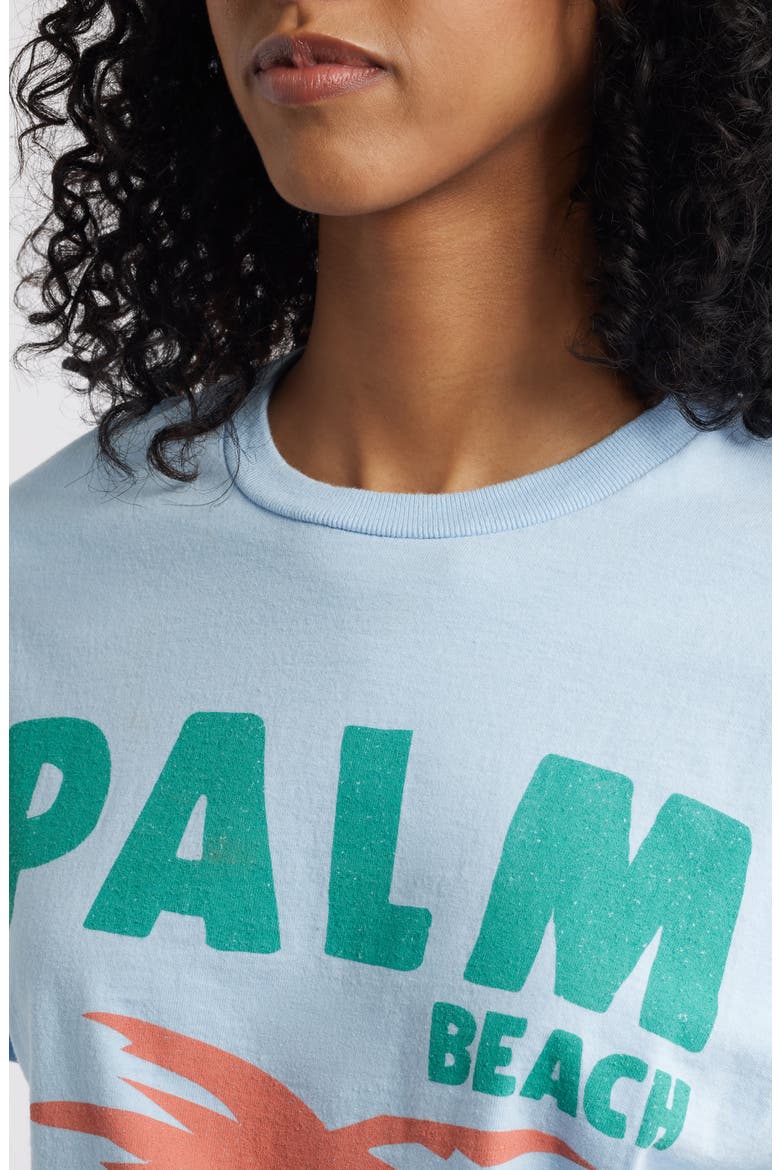 Palm Beach Cotton Graphic T-Shirt, Alternate, color, LIGHT BLUE