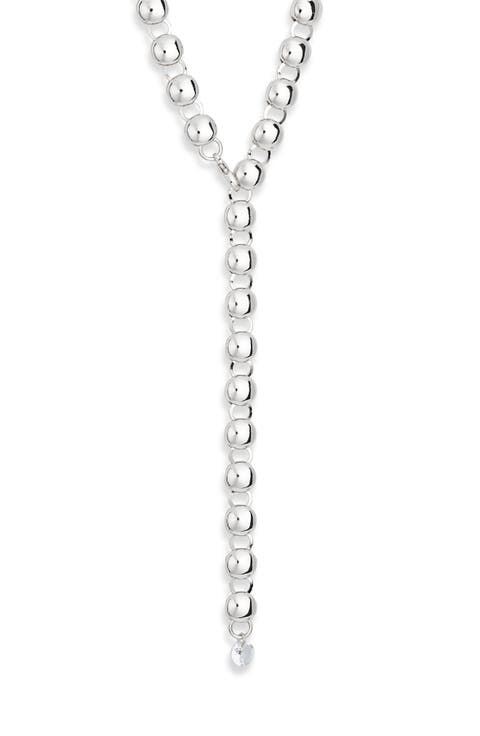 Cubic Zirconia Y-Necklace