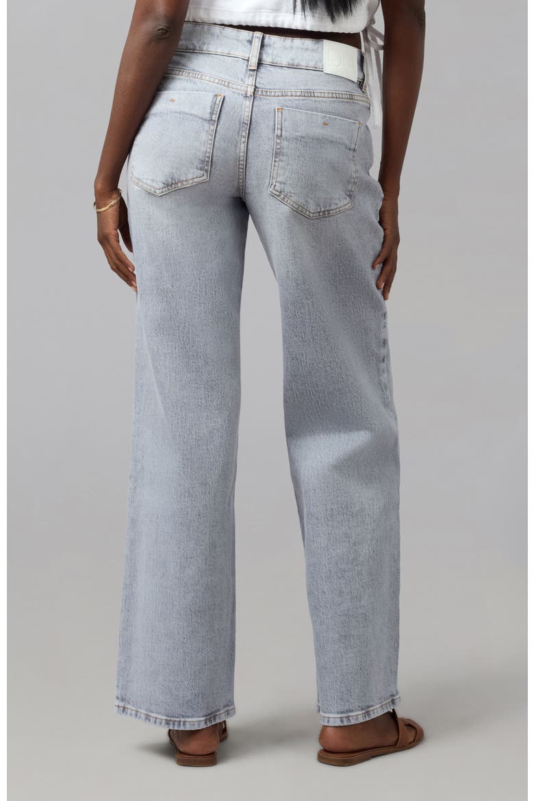 Miro Mid Rise Comfort Straight Jeans, Alternate, color, MONOCHROME