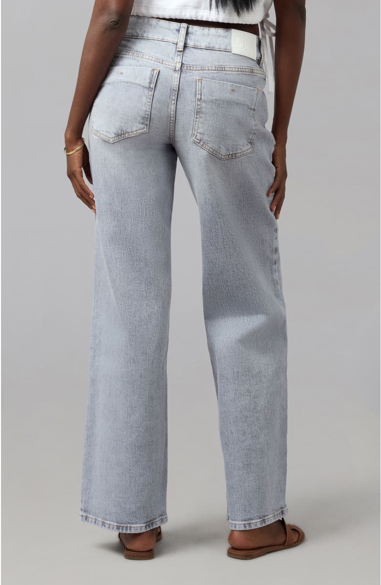 Lola Denim Miro Mid Rise Comfort Straight Jeans, Alternate, color, Monochrome