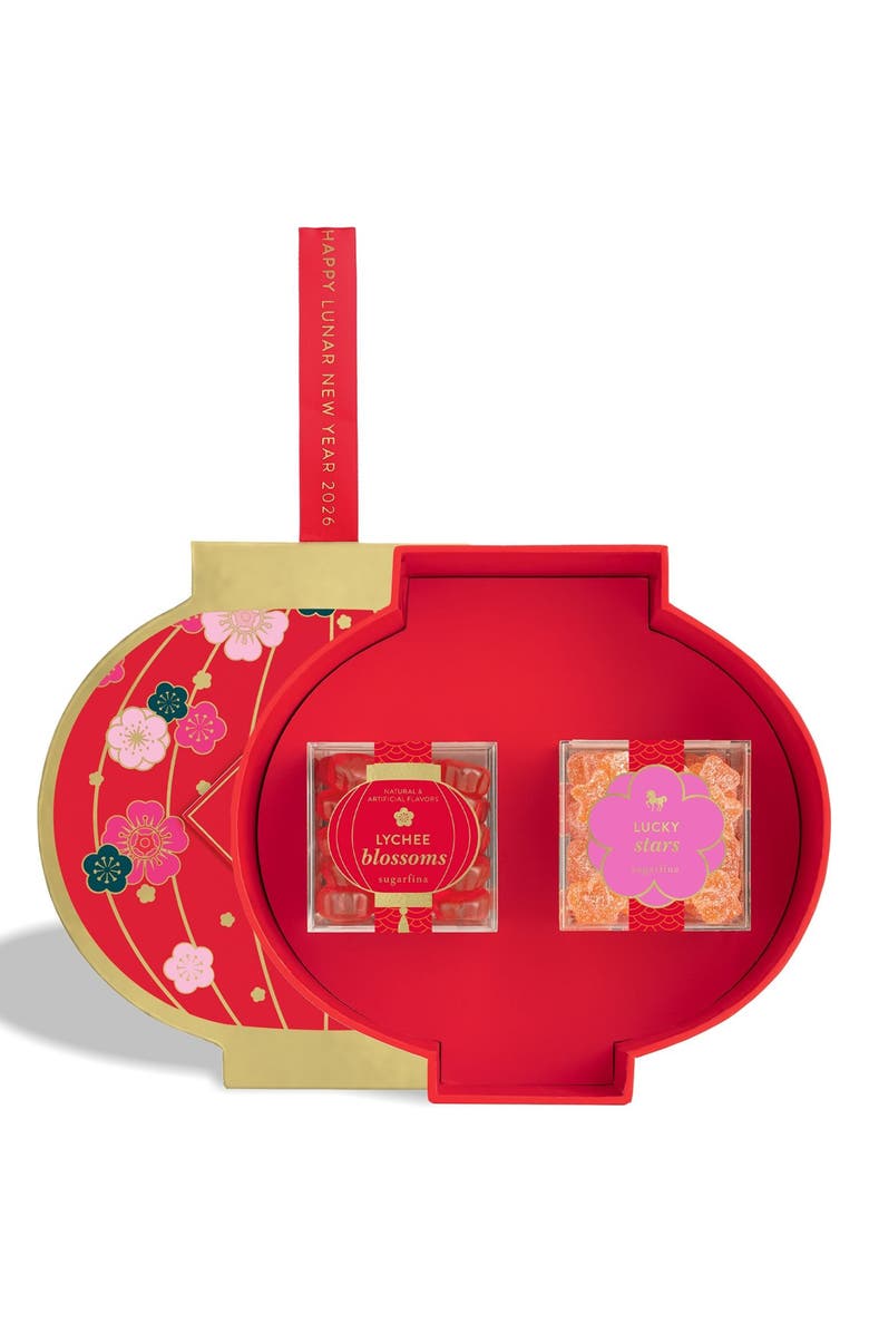 sugarfina Lucky Lantern 2-Pack Bento Boxes, Alternate, color, 