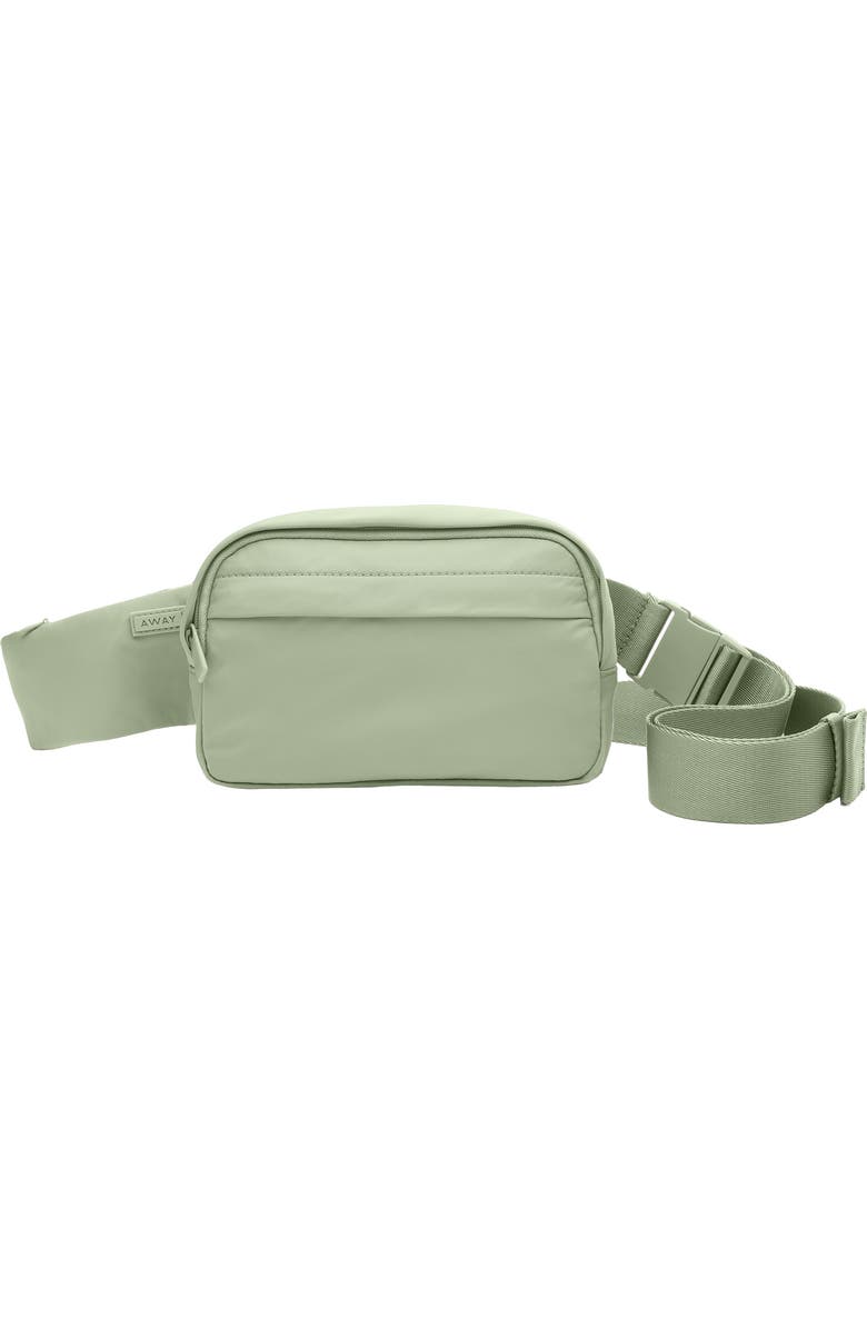 Away Featherlight Sling Bag, Main, color, Sage Green