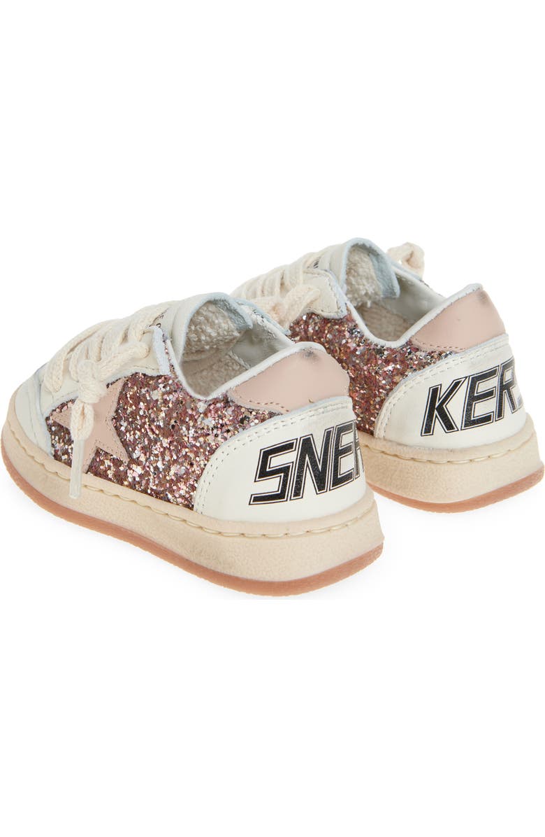 Golden Goose Kids' Ball Star Glitter Sneaker, Alternate, color,