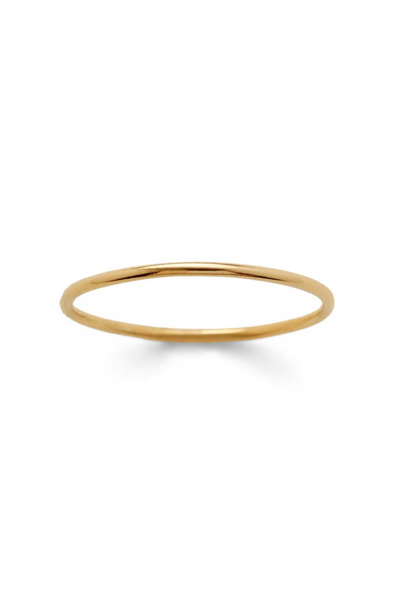 MADE BY MARY Round Stacking Ring, Main, color, Gold Filled