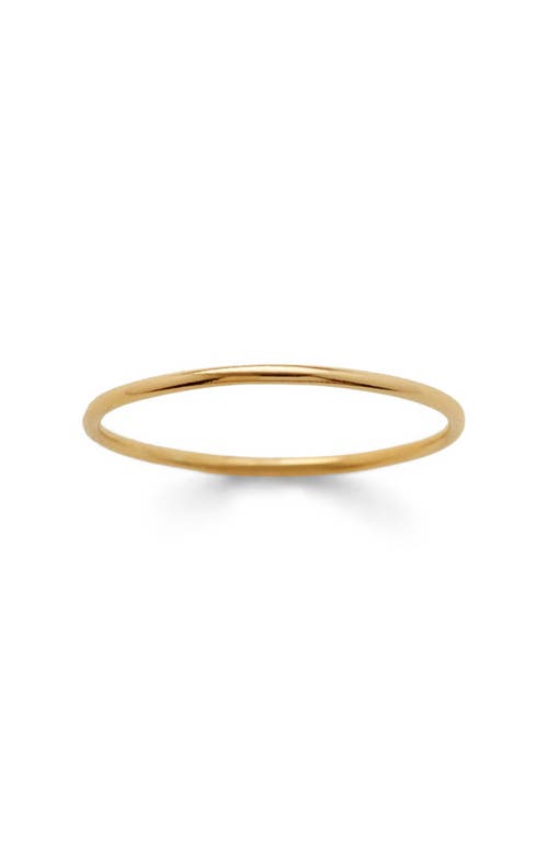 Made By Mary Round Stacking Ring In Brown