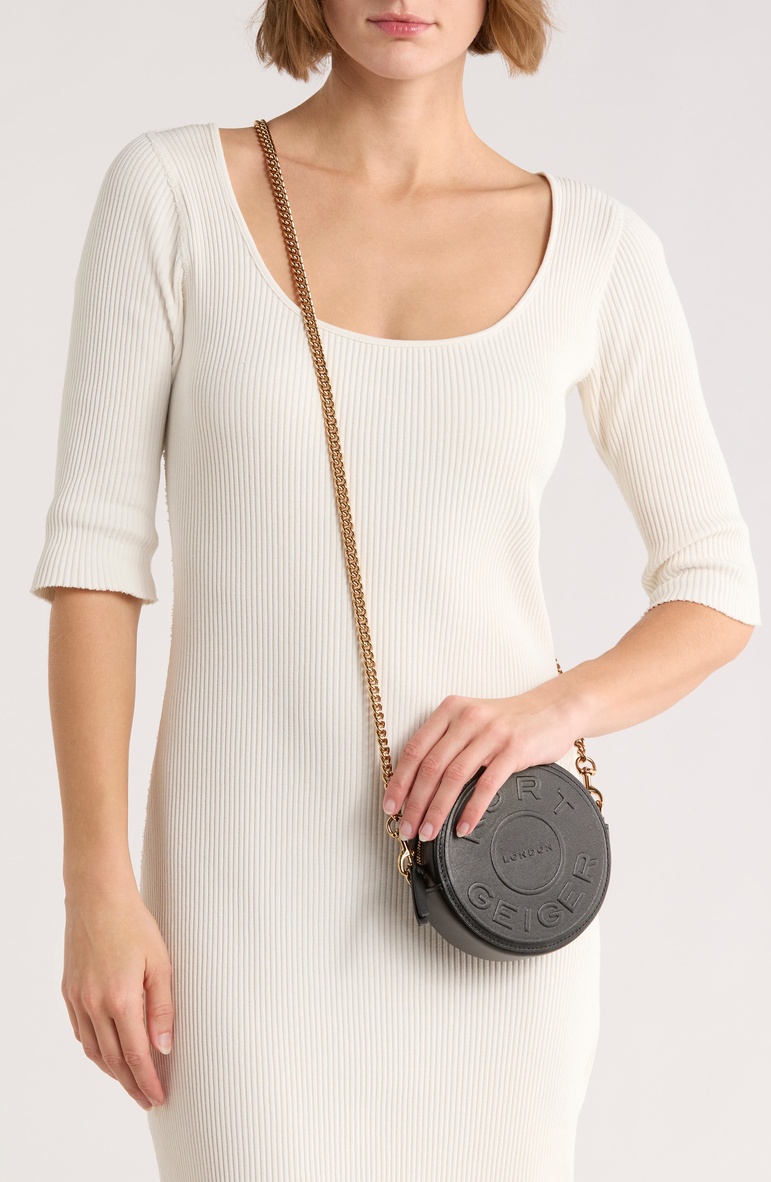 Kurt Geiger London Bromley Round Small Crossbody Bag, Alternate, color, 