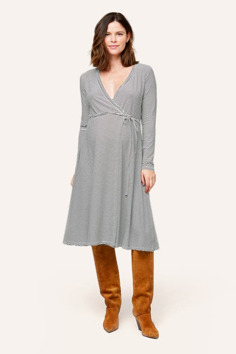 Tessa Maternity + Nursing Wrap Dress