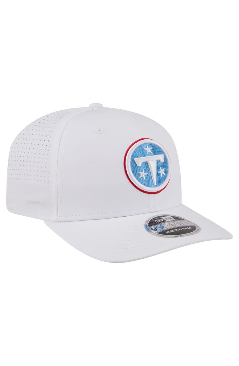 New Era Men's New Era White Tennessee Titans Name Plate 9SEVENTY Adjustable Hat, Alternate, color, White