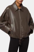 Apparis Ada Faux Leather Bomber Jacket