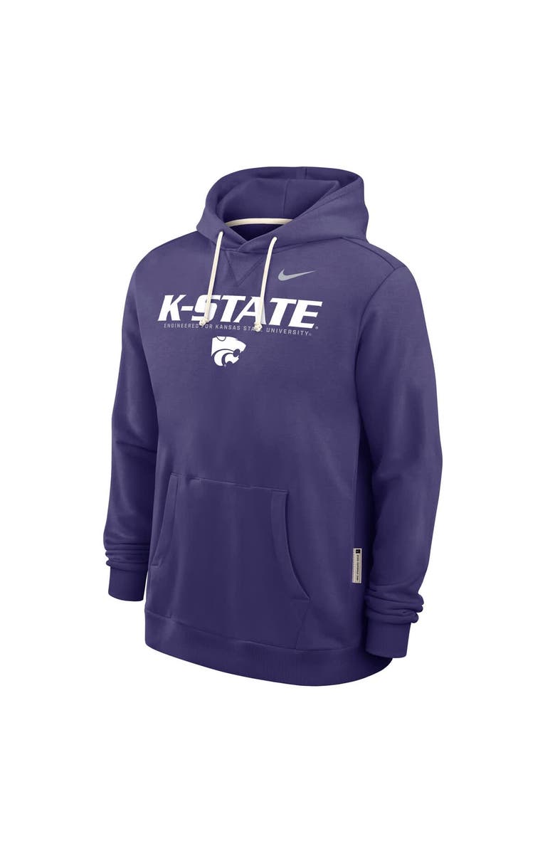 Nike Men's Nike Purple Kansas State Wildcats 2025 Sideline Performance Pullover Hoodie, Alternate, color, Purple