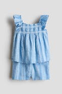 H&M 2-piece Embroidery-detail Cotton Set