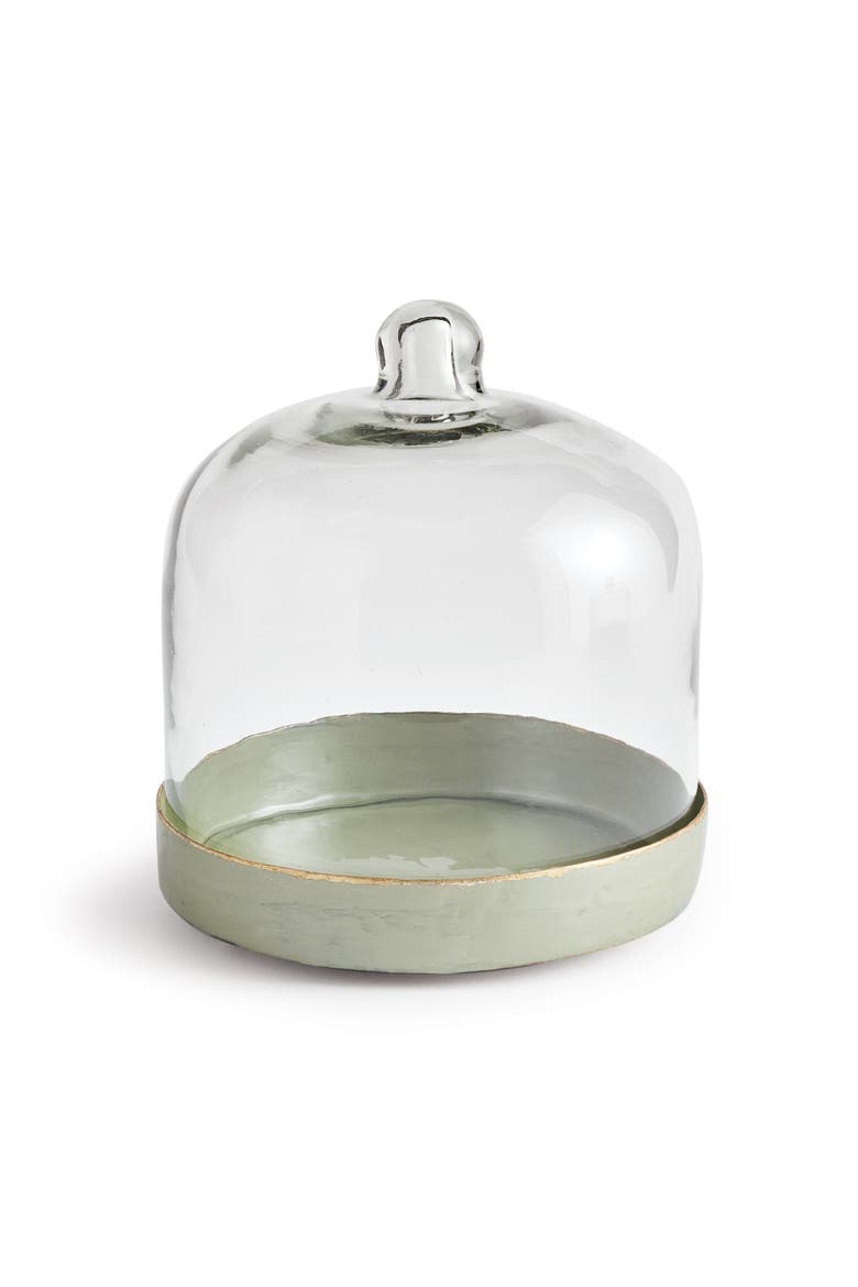 Kammie Tray With Cloche, Main, color, Green