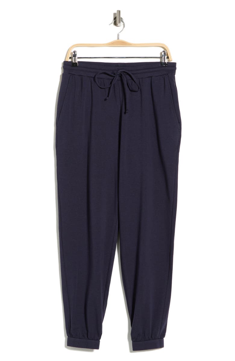 Eileen Fisher Ankle Track Pants, Alternate, color, Ink