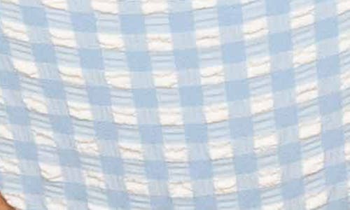 MONTCE MONTCE PERI MICRO GINGHAM RUFFLE BIKINI BOTTOMS 