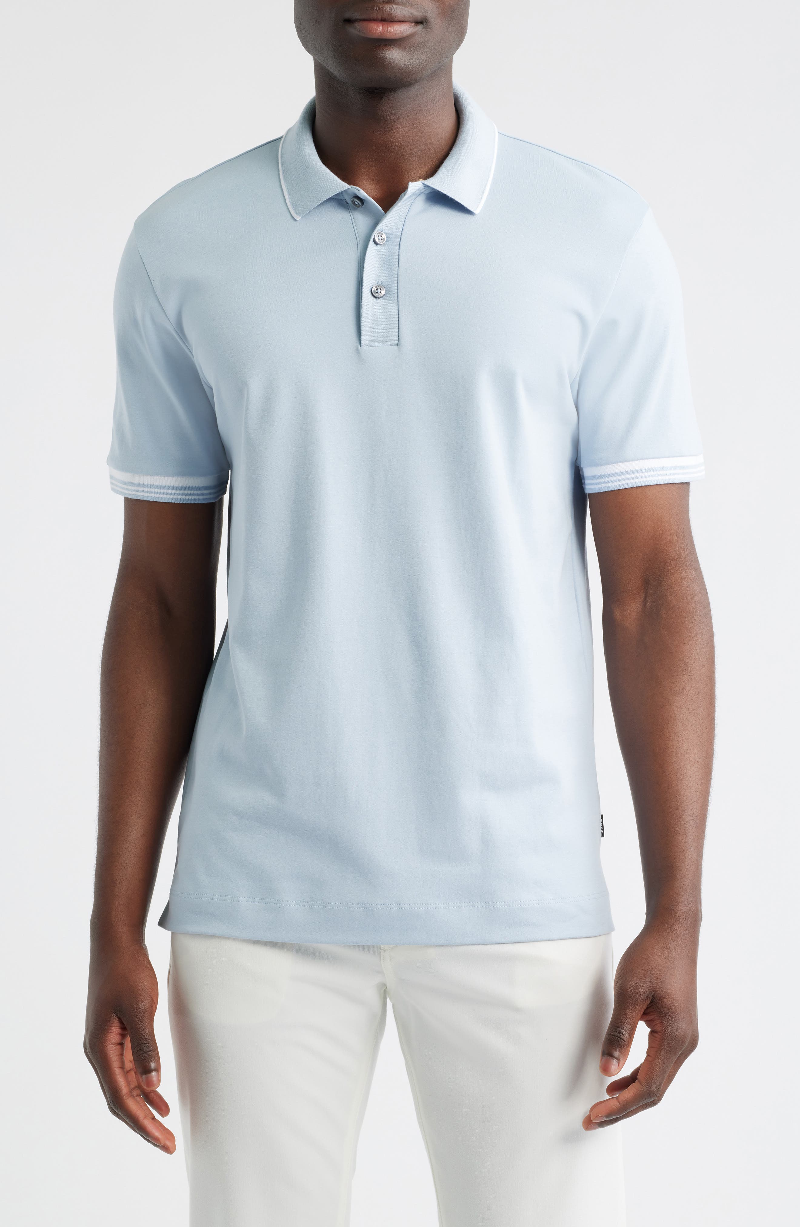 Parlay Tipped Cotton Polo - image 3
